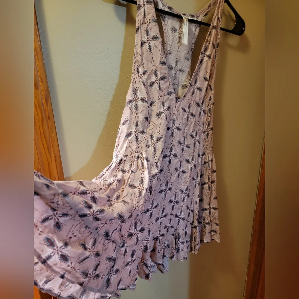Intimately FREE PEOPLE Racerback Boho Tunic Tank Size S - Picture 7 of 9